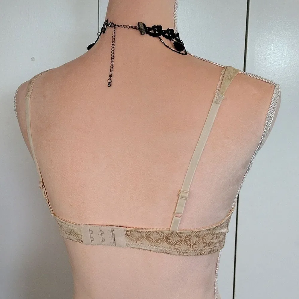 Dior ivory satin
